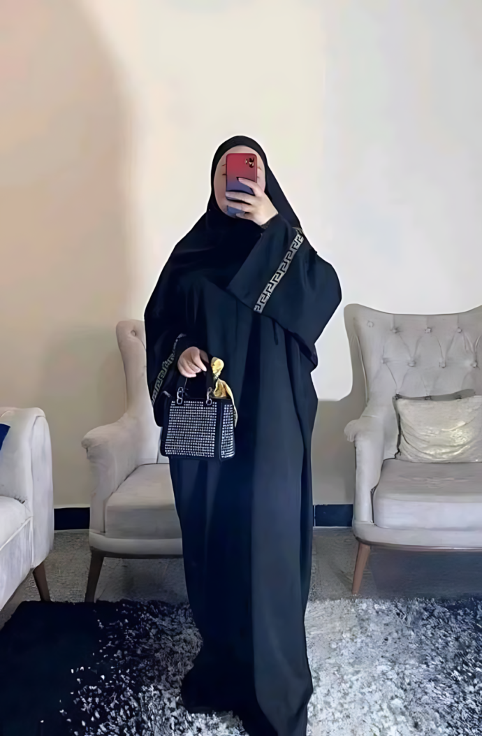 Abaya Siraje + Khimar Offert – Image 2